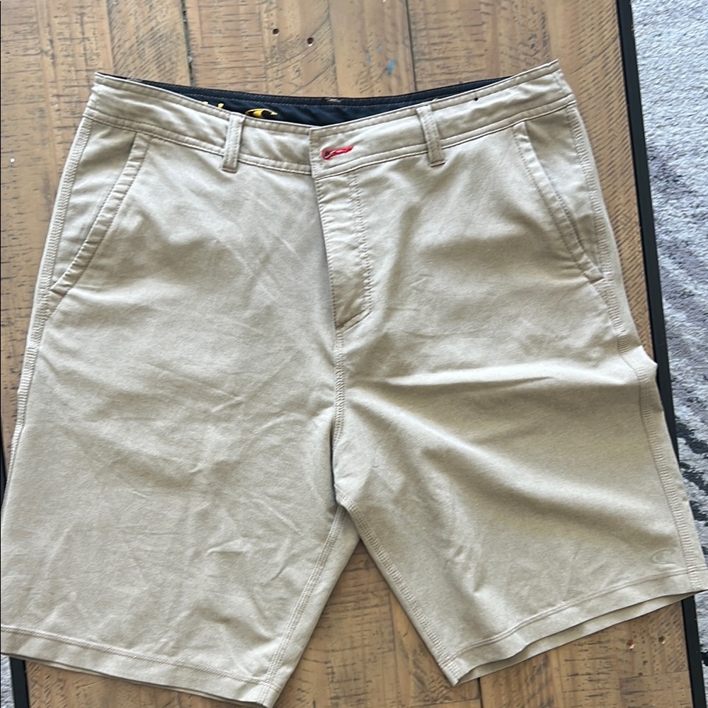 Men's O’Neil Hybrid Freaks Tan Shorts - Size 34